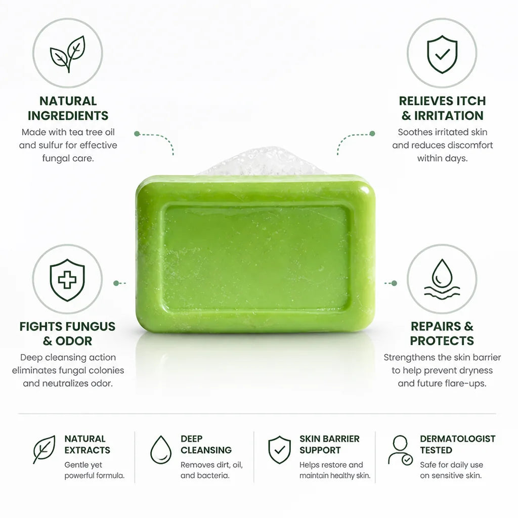 Body & Foot Soap Antifungal Tea Tree & Sulfur