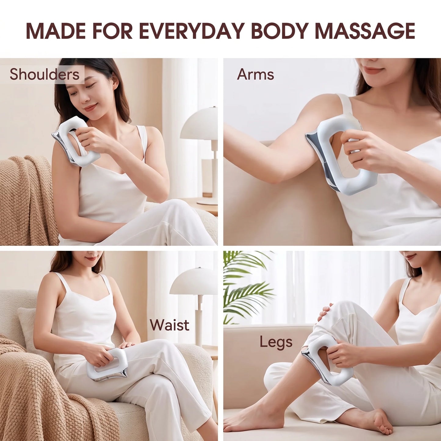 Body Massager Cordless Heated Microcurrent & Vibration