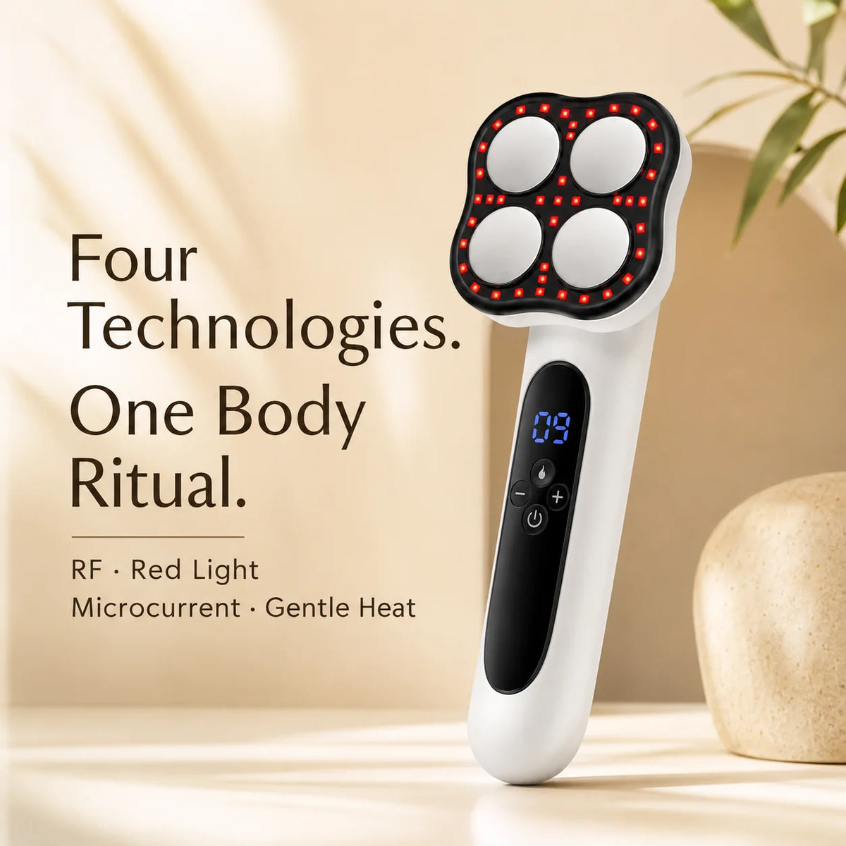 Body Massager RF Red Light Microcurrent