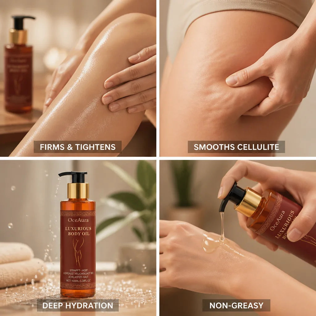 Body Oil Firming & Cellulite-Smoothing Non-Greasy