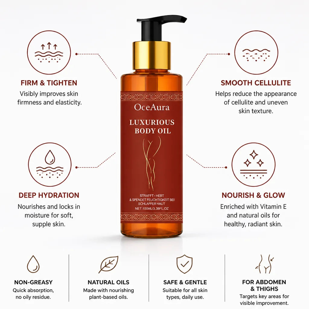 Body Oil Firming & Cellulite-Smoothing Non-Greasy