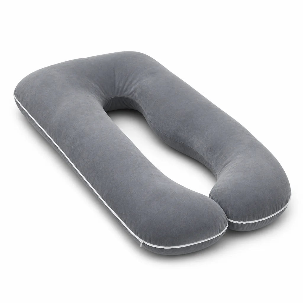 Body Pillow U-Shaped Full-Body Machine-Washable Cover