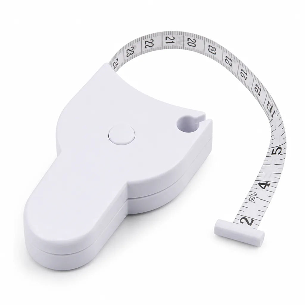 Body Tape Measure Retractable Push-Button Lock 60 Inch