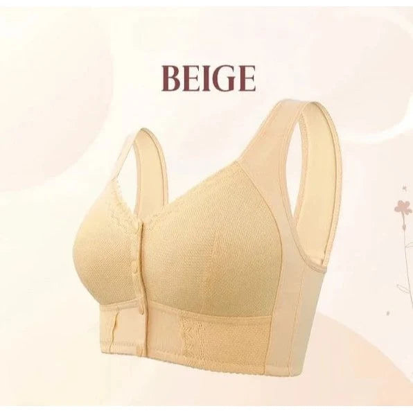 Bra Front Closure Wireless Seamless Molded Cups