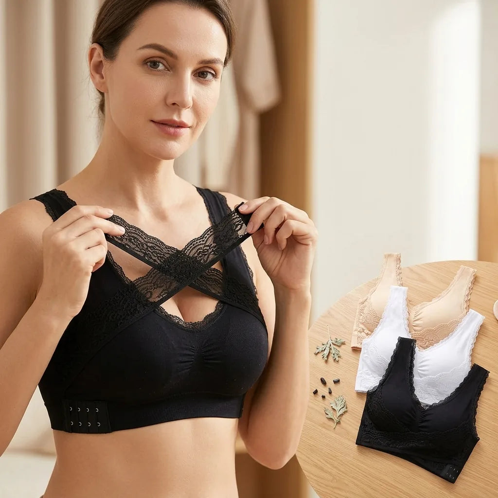 Bra Tourmaline-Infused Non-Wire Push-Up