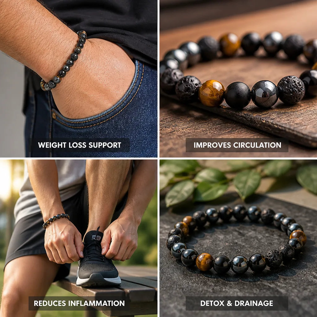 Bracelet Hematite Magnetic Therapy