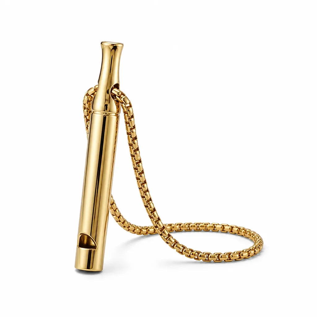 Breath Necklace Stainless Steel Smoke Free Stress Relief