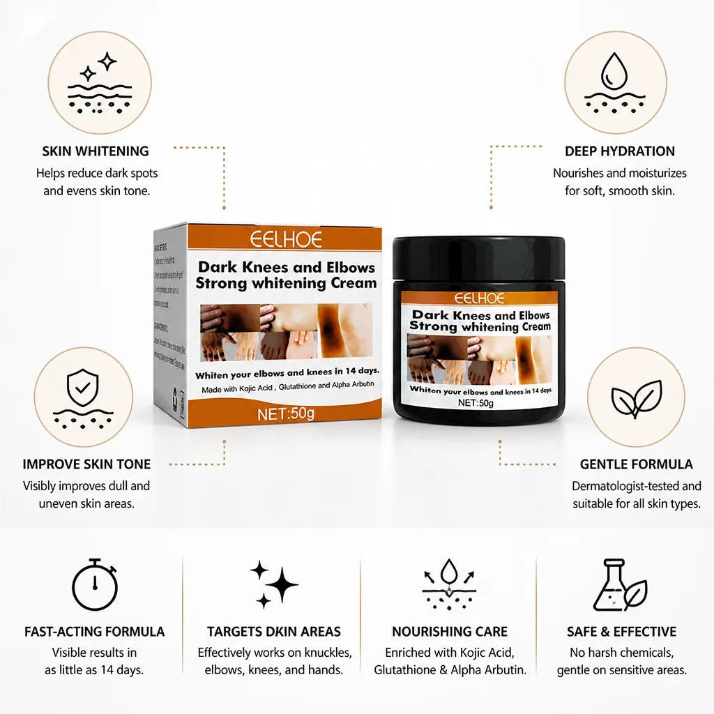 Brightening Cream Fast-Acting Hydrating For Knuckles & Elbows