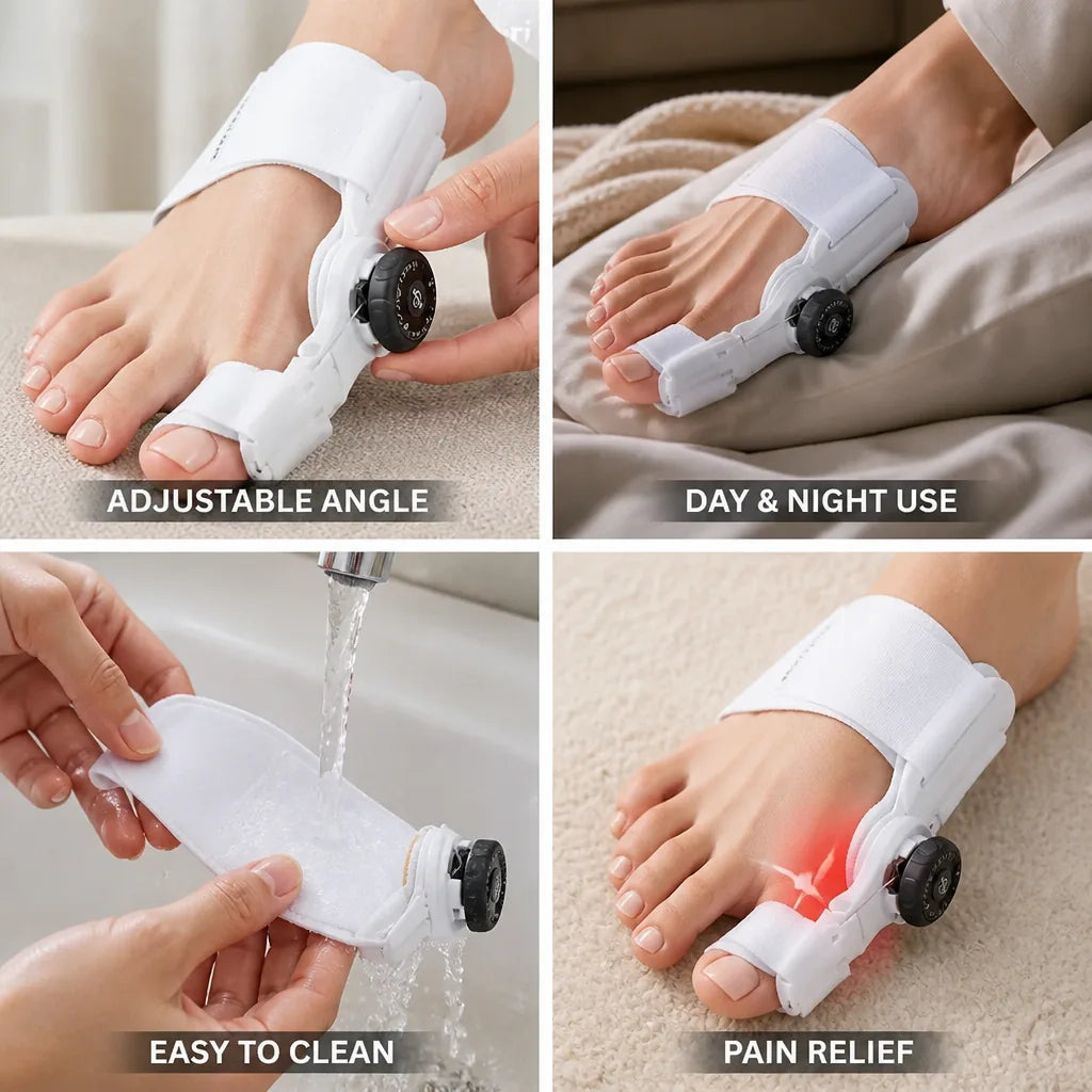 Bunion Corrector Adjustable Angle & Cooling Gel Pad