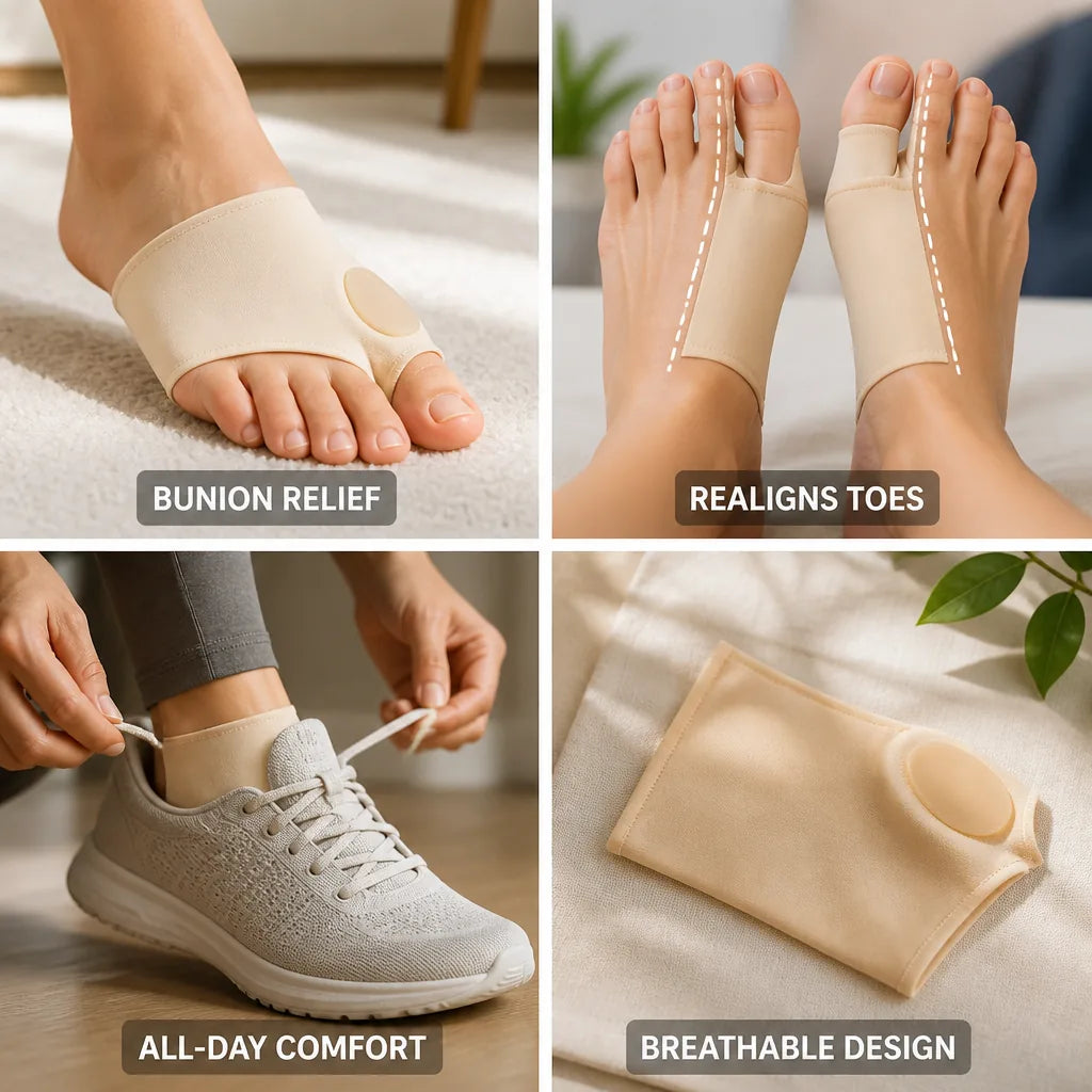 Bunion Corrector Sleeve Orthopedic Silicone Gel Breathable