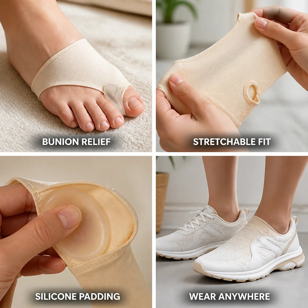 Bunion Corrector Socks Orthopedic Silicone Gel Breathable