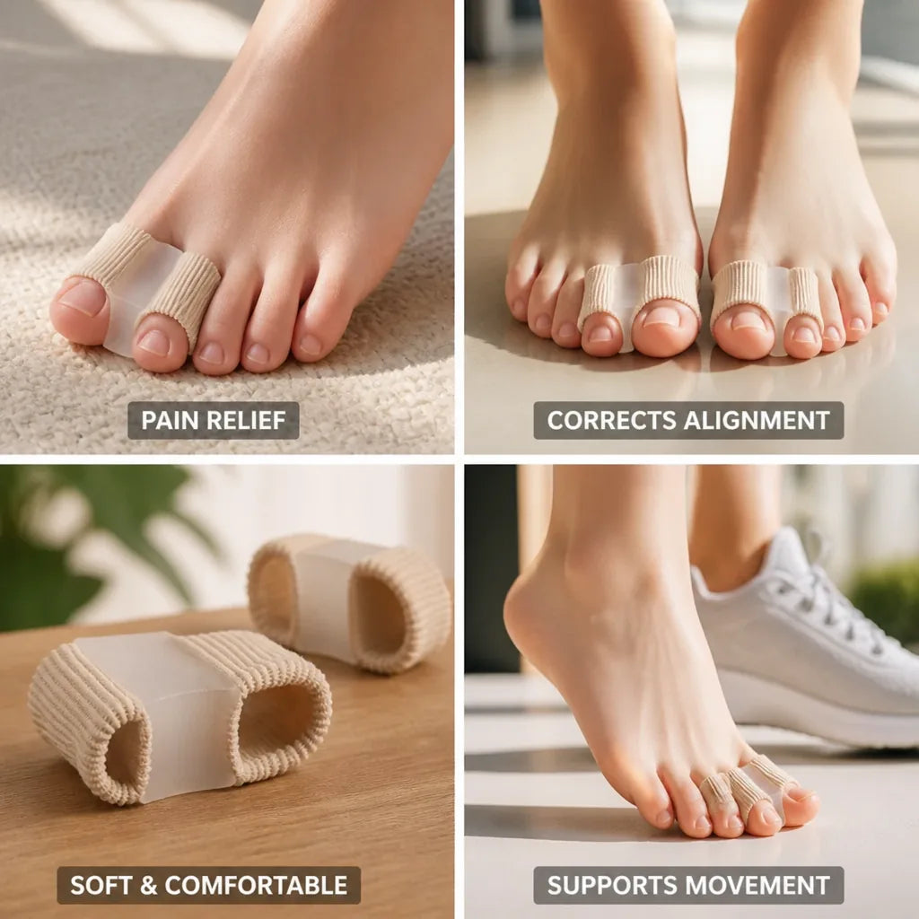 Bunion Corrector Soft Silicone Gel Adjustable & Reusable