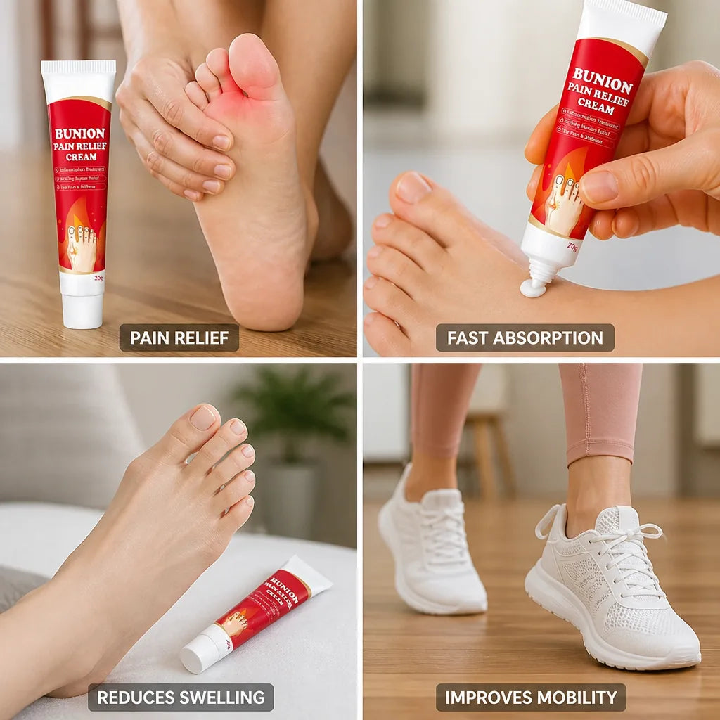 Bunion Relief Cream Fast-Penetrating Mobility Boost 20g