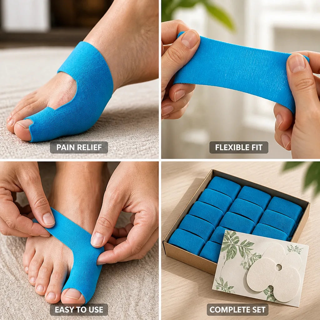 Bunion Tape Breathable Elastic Set of 10