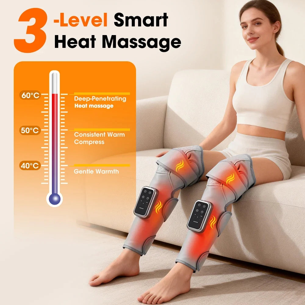 Calf & Knee Massager Cordless Air Compression & Heat