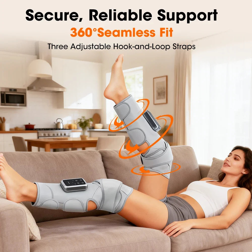 Calf & Knee Massager Cordless Air Compression & Heat