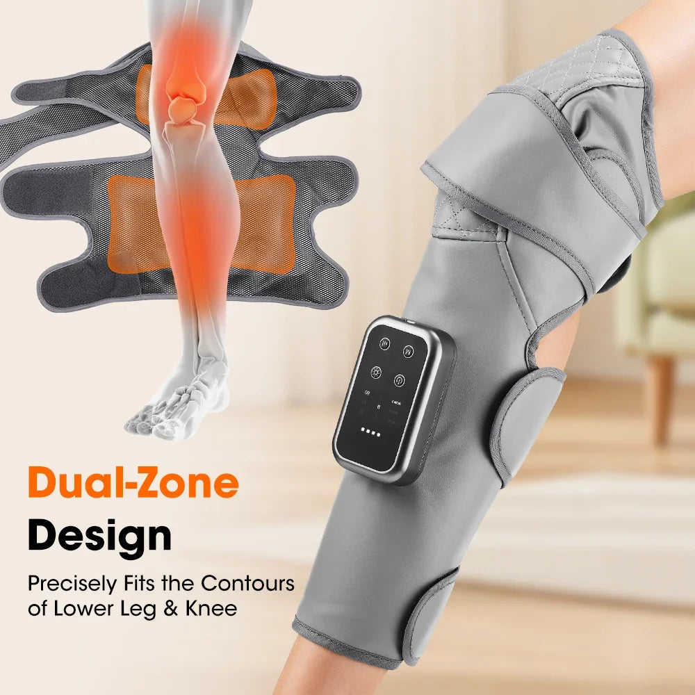 Calf & Knee Massager Cordless Air Compression & Heat