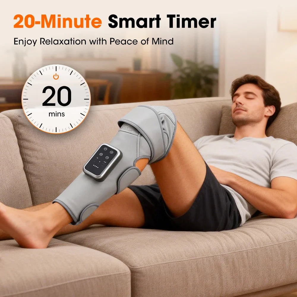 Calf & Knee Massager Cordless Air Compression & Heat