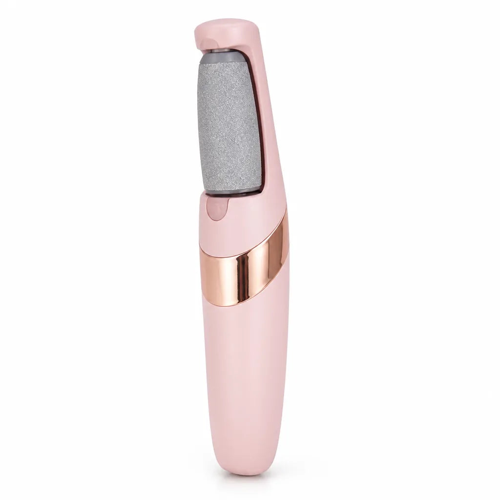Callus Remover Quartz Crystal Rollers Dual Heads Rechargeable