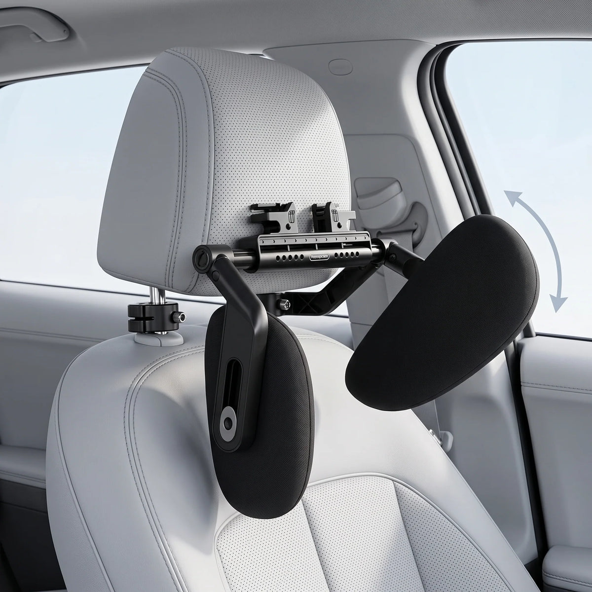 Car Headrest Pillow 360-Degree Adjustable Memory Foam