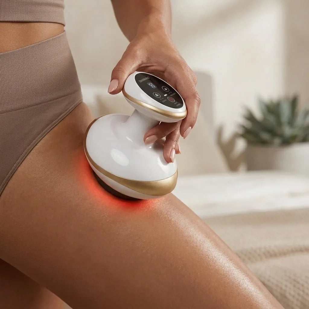 Cellulite Massager Vacuum, Heat & Red Light