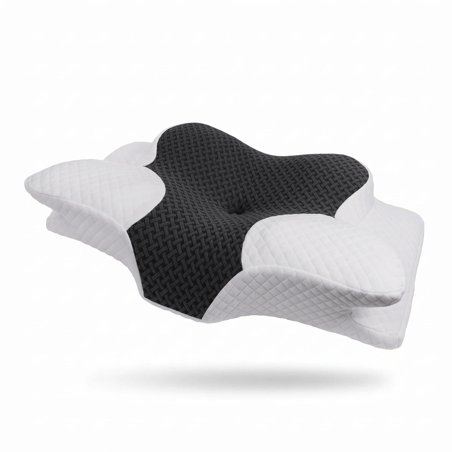 Cervical Memory Foam Pillow Butterfly Contour Adjustable Height