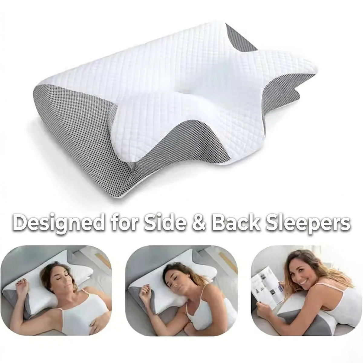 Cervical Pillow Memory Foam Contour Support