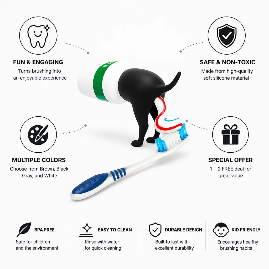 Children's Toothbrush Soft Silicone Animal Shaped
