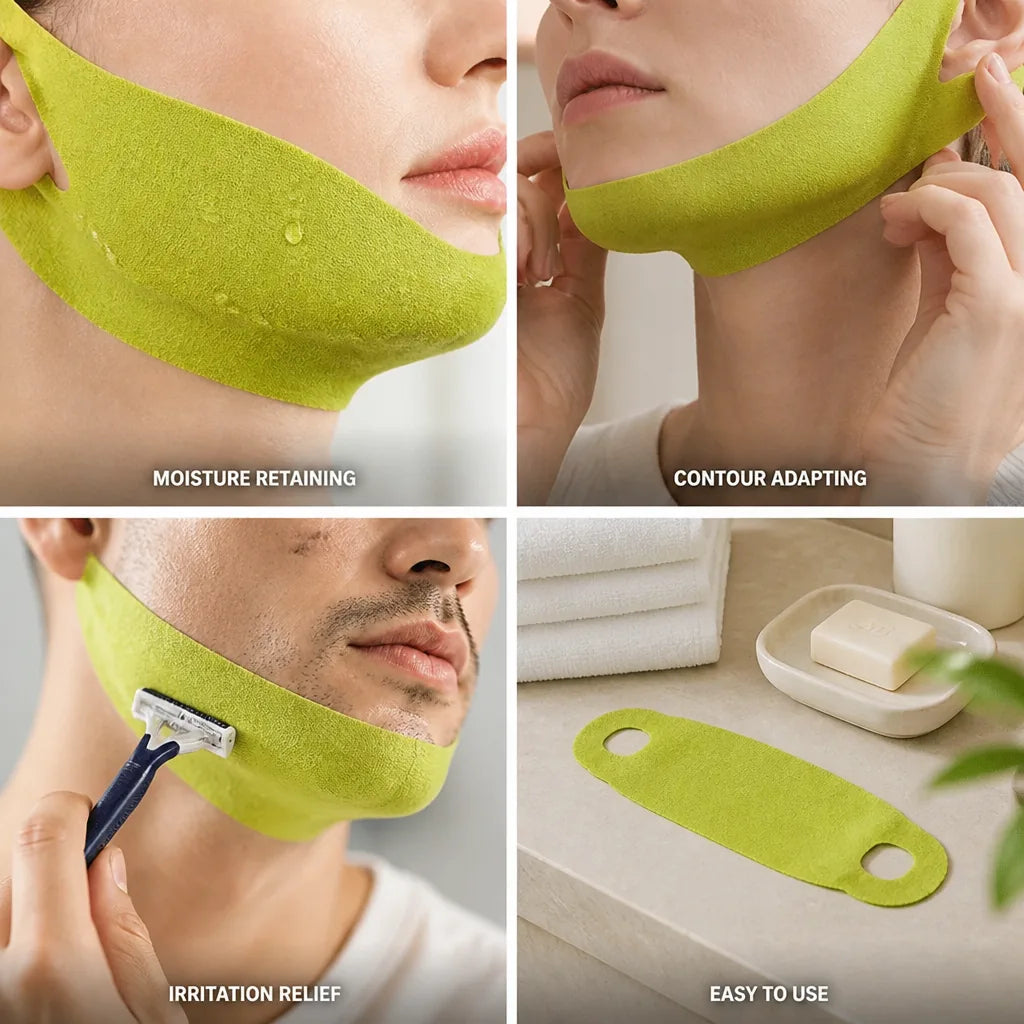 Chin Patch Contour-Adapting Moisture-Retaining