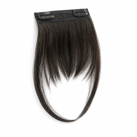 Clip-In Bangs Snap-On Natural-Look Multiple Colors