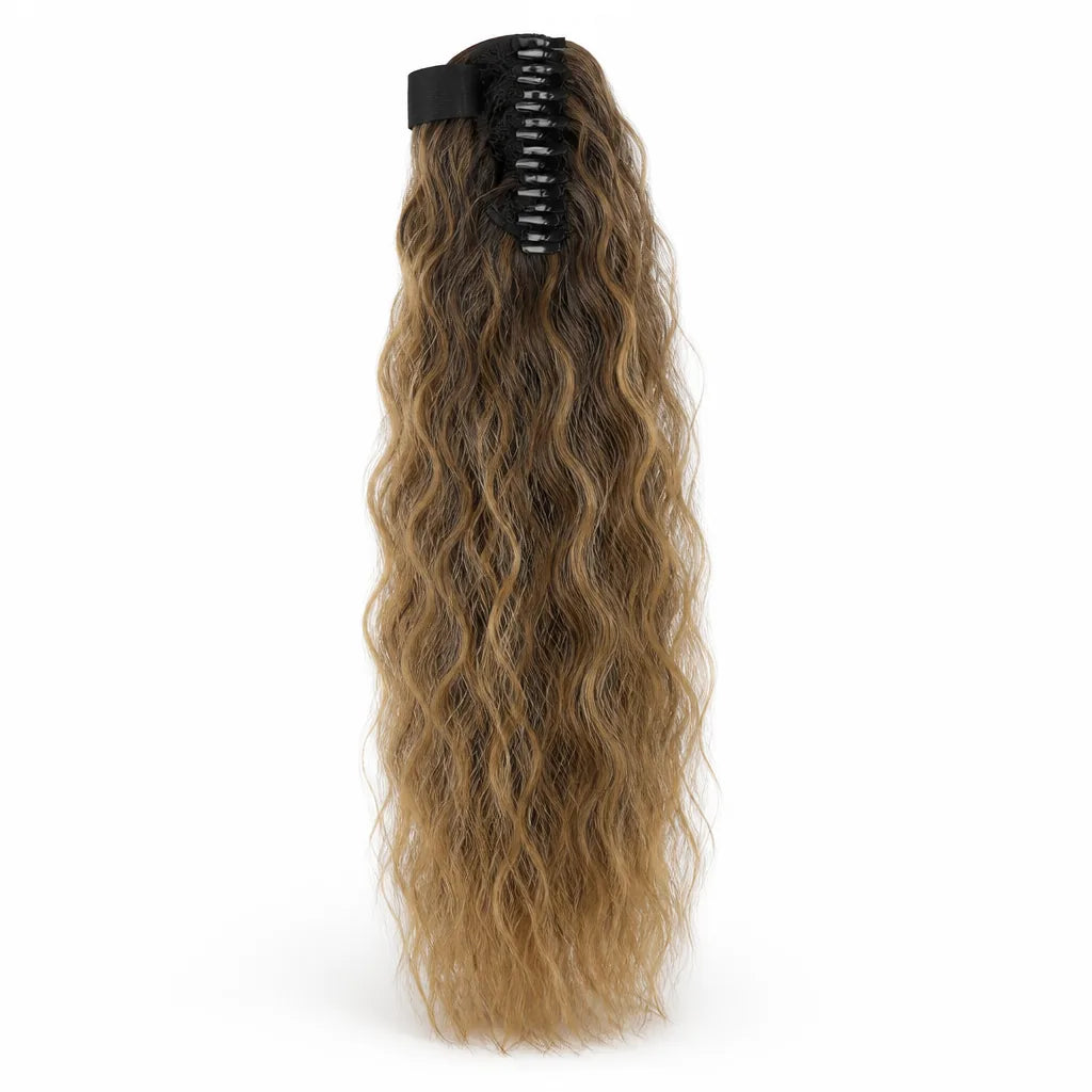Clip-In Hair Extensions Wavy Natural Multiple Colors