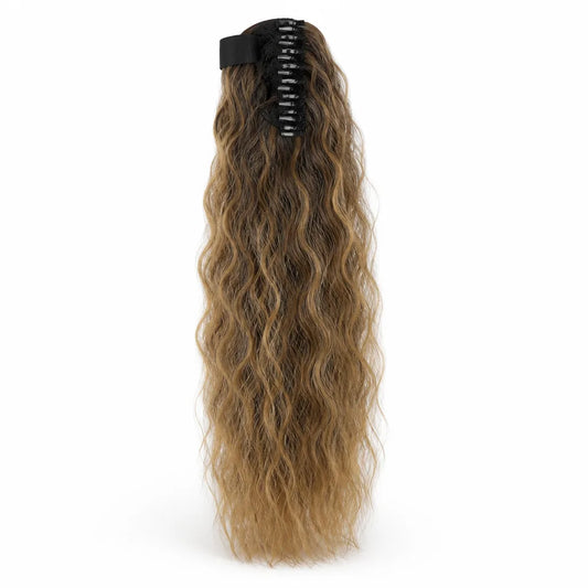 Clip-In Hair Extensions Wavy Natural Multiple Colors