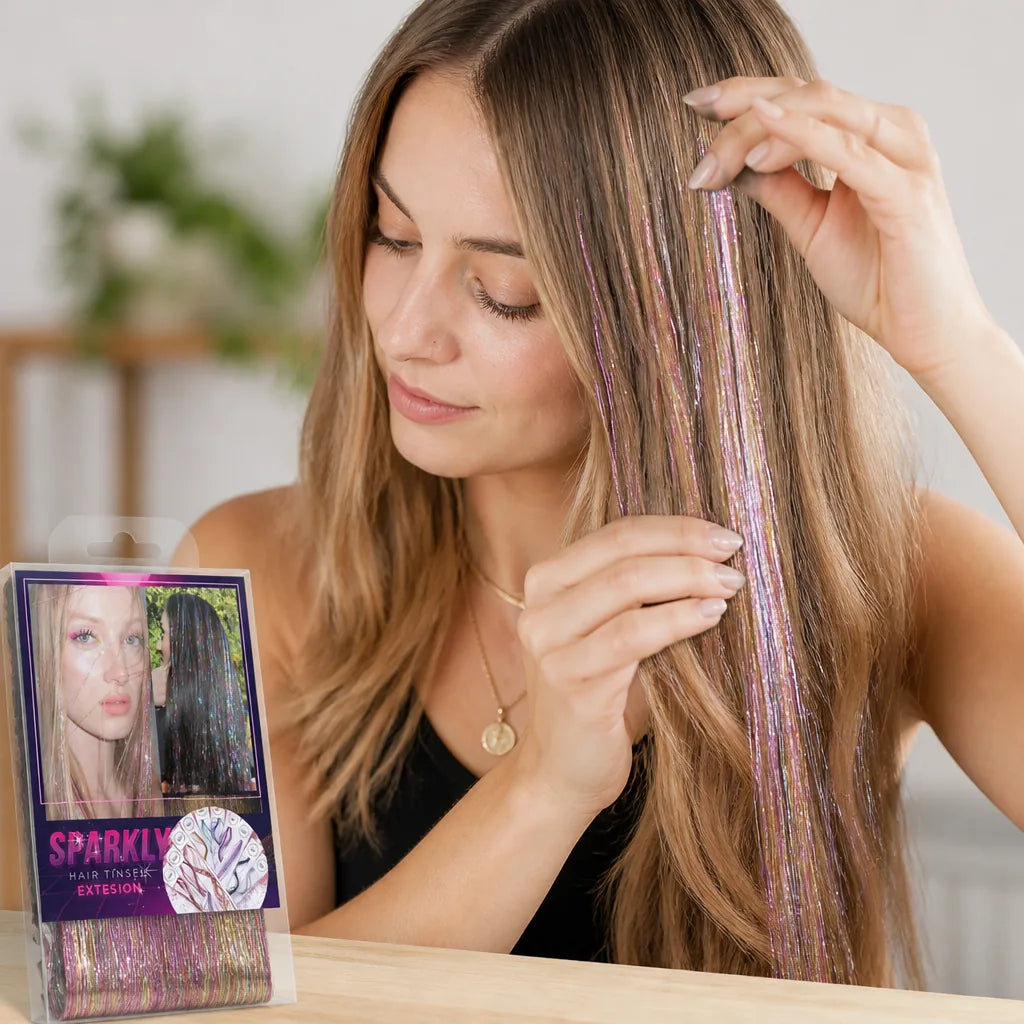 Clip-In Hair Highlights Damage-Free Assorted Colors