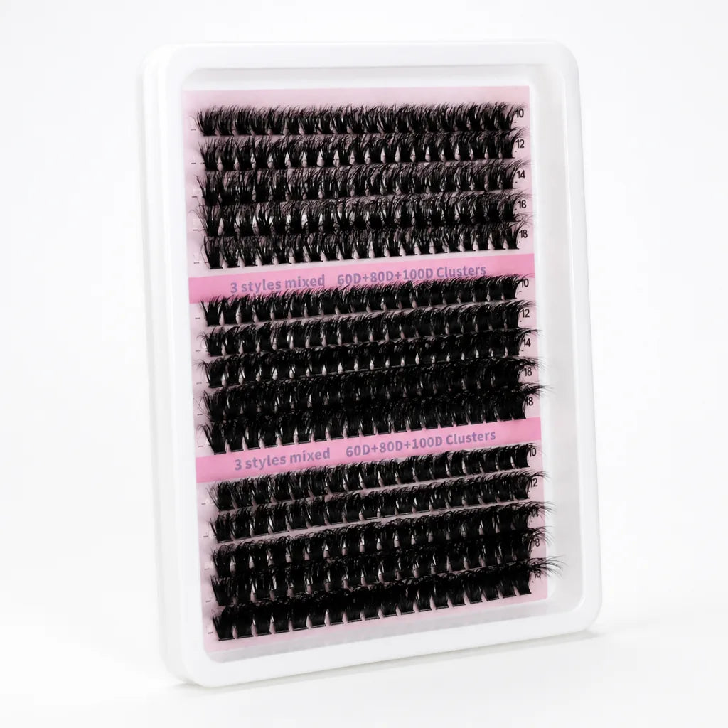 Cluster Lashes 5D Volume Mixed Lengths Reusable