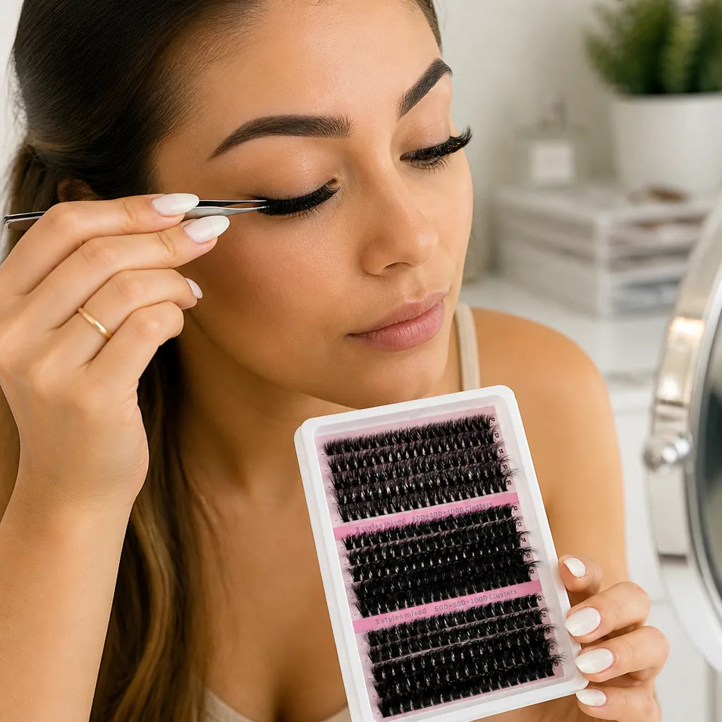 Cluster Lashes 5D Volume Mixed Lengths Reusable