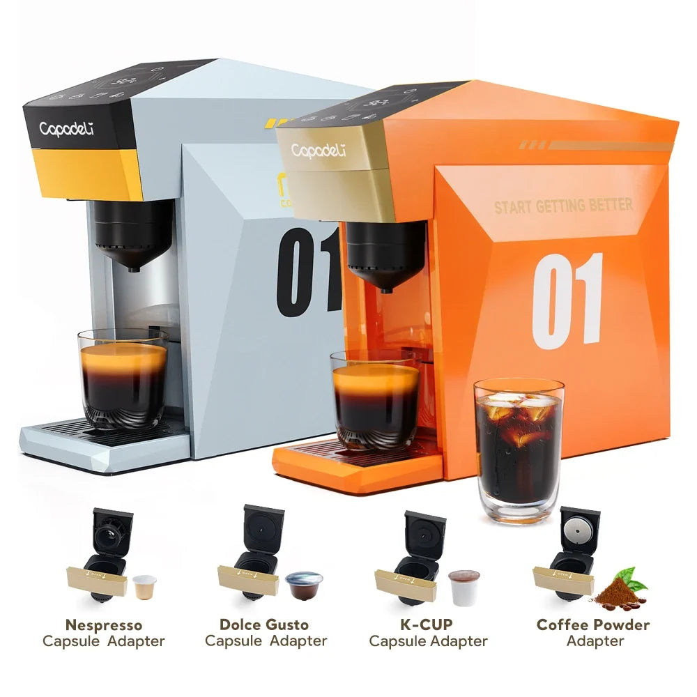 Coffee Maker 4-In-1 Pods & Ground Coffee 19-Bar