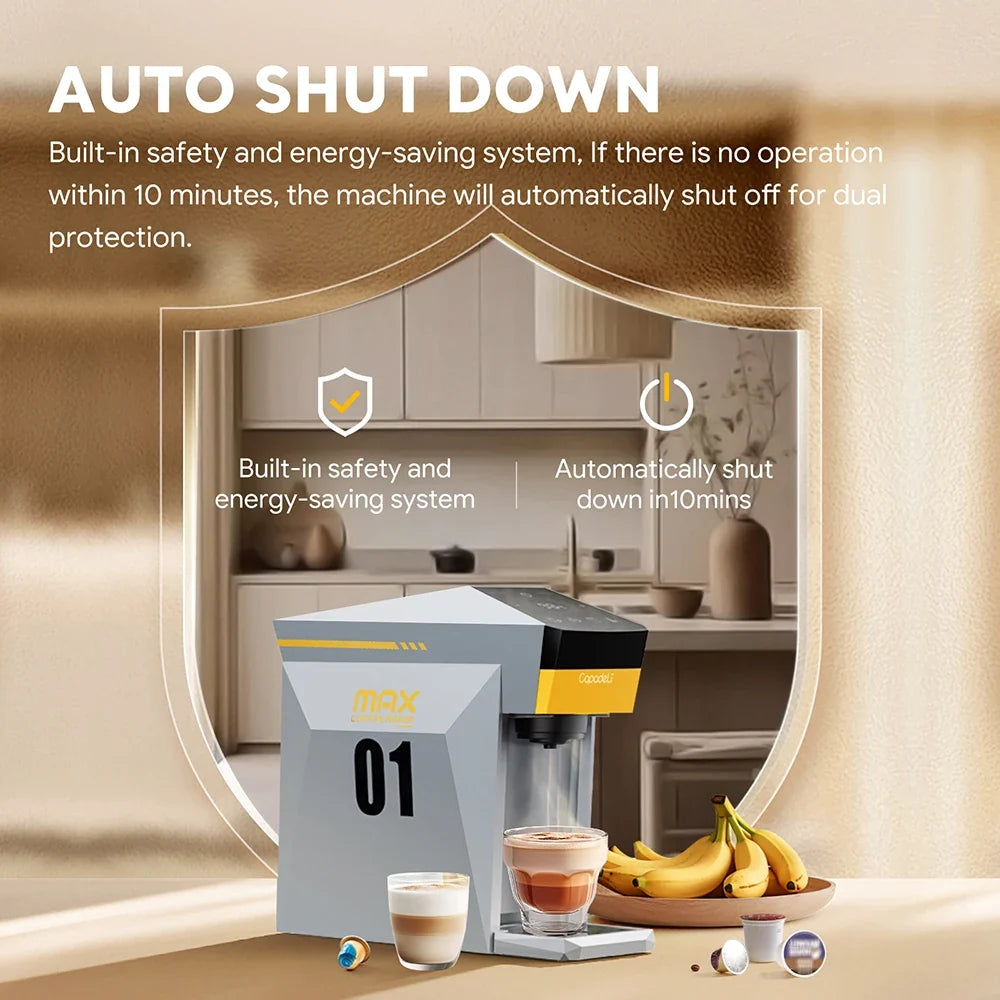 Coffee Maker 4-In-1 Pods & Ground Coffee 19-Bar