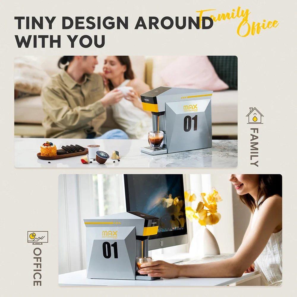 Coffee Maker 4-In-1 Pods & Ground Coffee 19-Bar