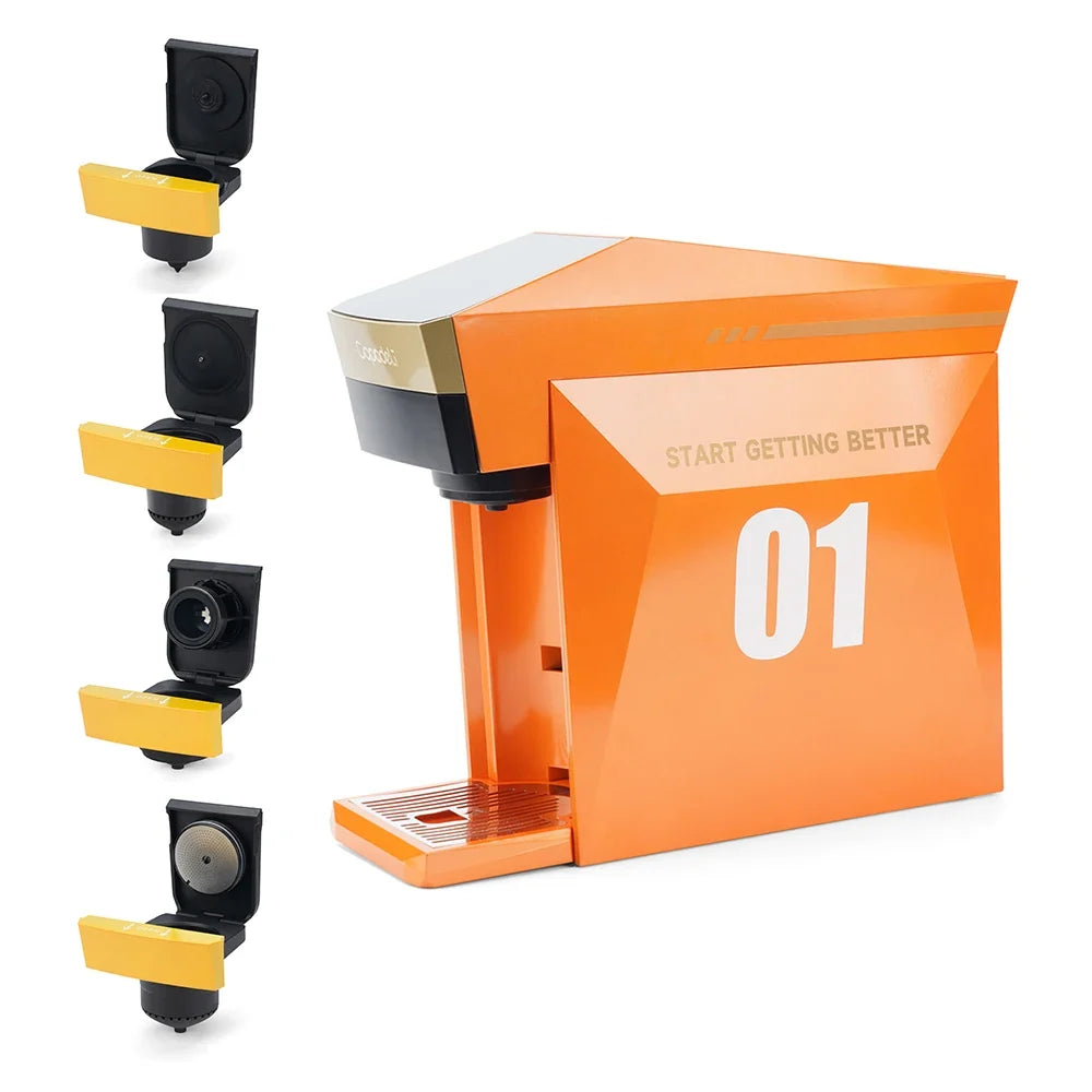 Coffee Maker 4-In-1 Pods & Ground Coffee 19-Bar