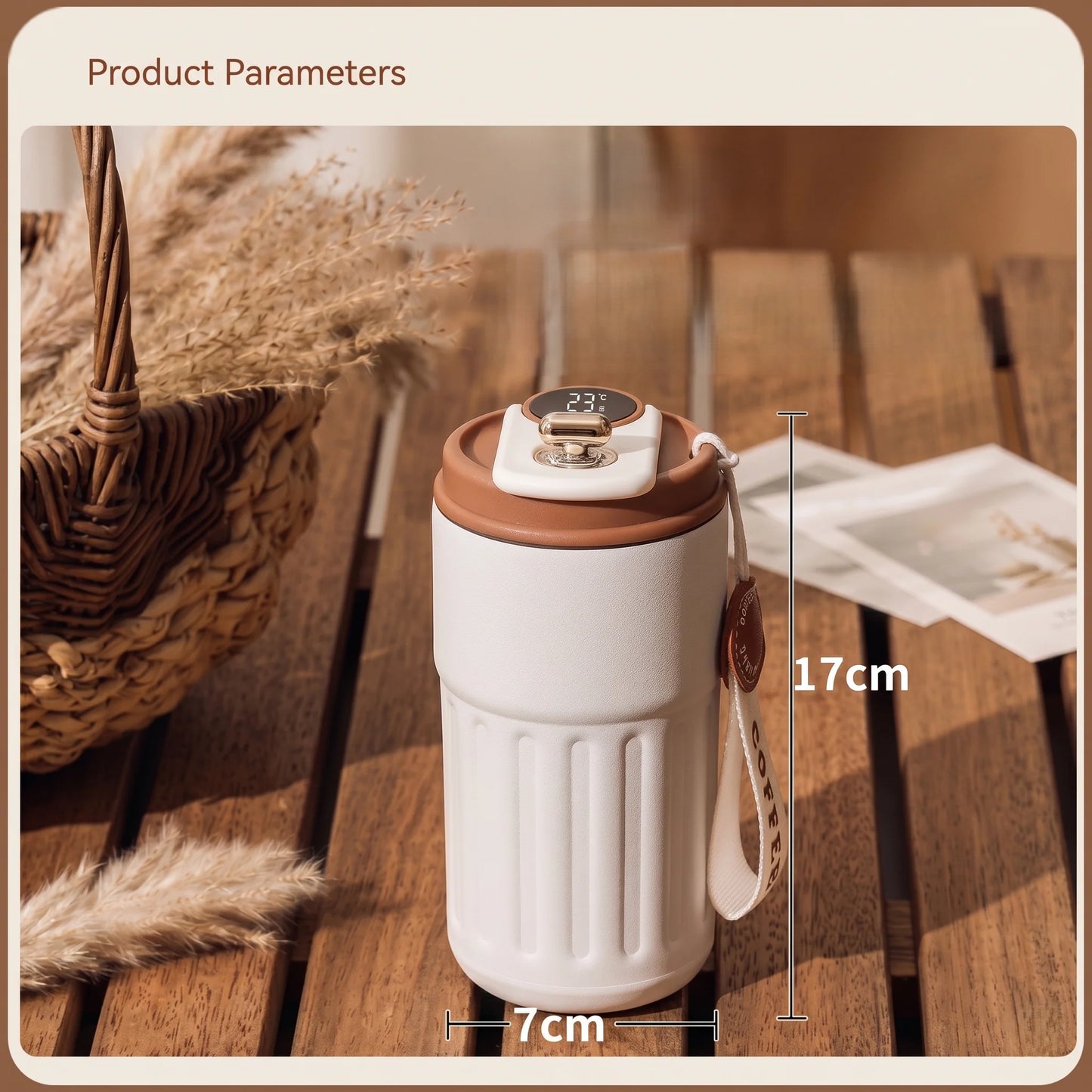 Coffee Mug Smart Temperature Display 450 mL