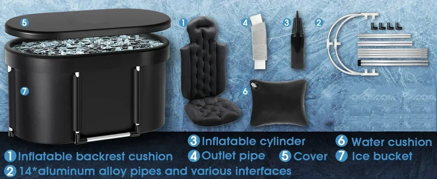 Cold Plunge Tub Foldable & Portable Space-Saving