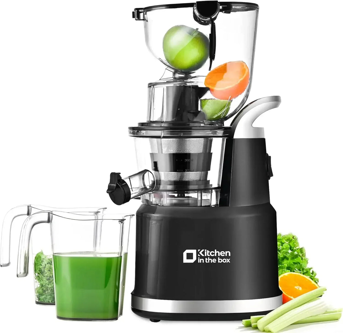 Cold Press Juicer Slow Masticating 3.27-Inch Wide Chute BPA-Free
