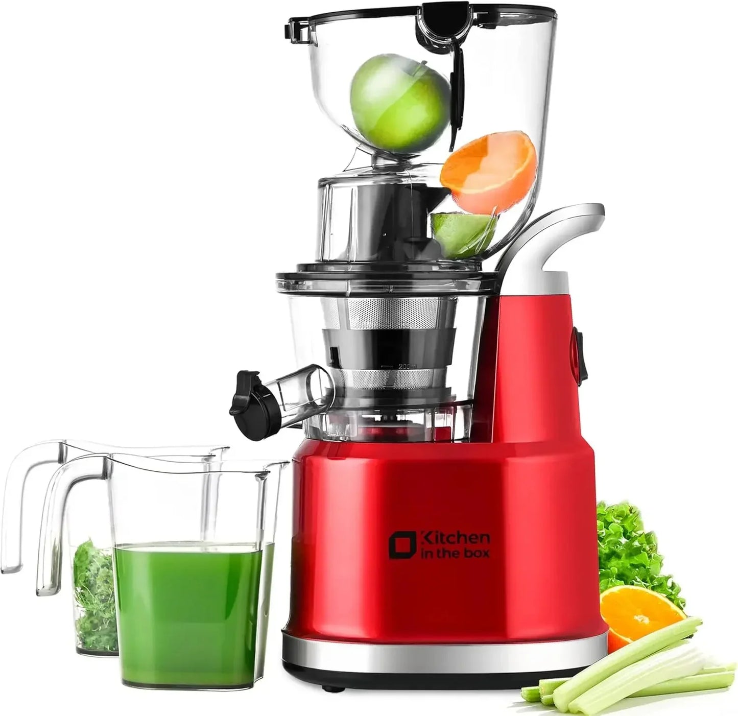 Cold Press Juicer Slow Masticating 3.27-Inch Wide Chute BPA-Free