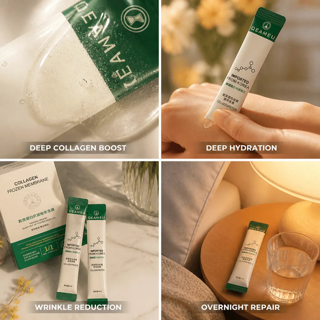 Collagen Face Mask Overnight Gel Matrixyl & Argireline 30 Pieces