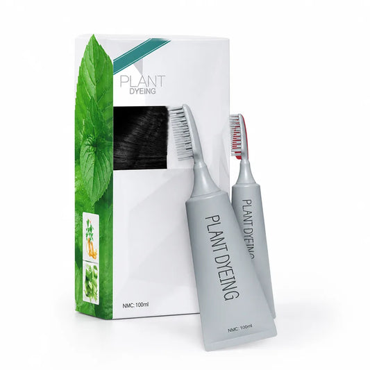 Comb-On Hair Dye Plant-Based Black