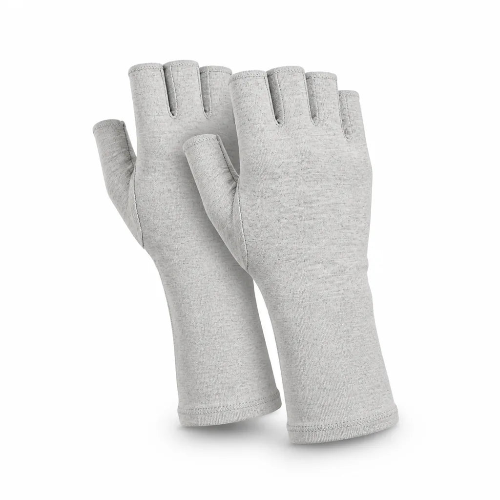 Compression Gloves Breathable Bamboo Open-Finger