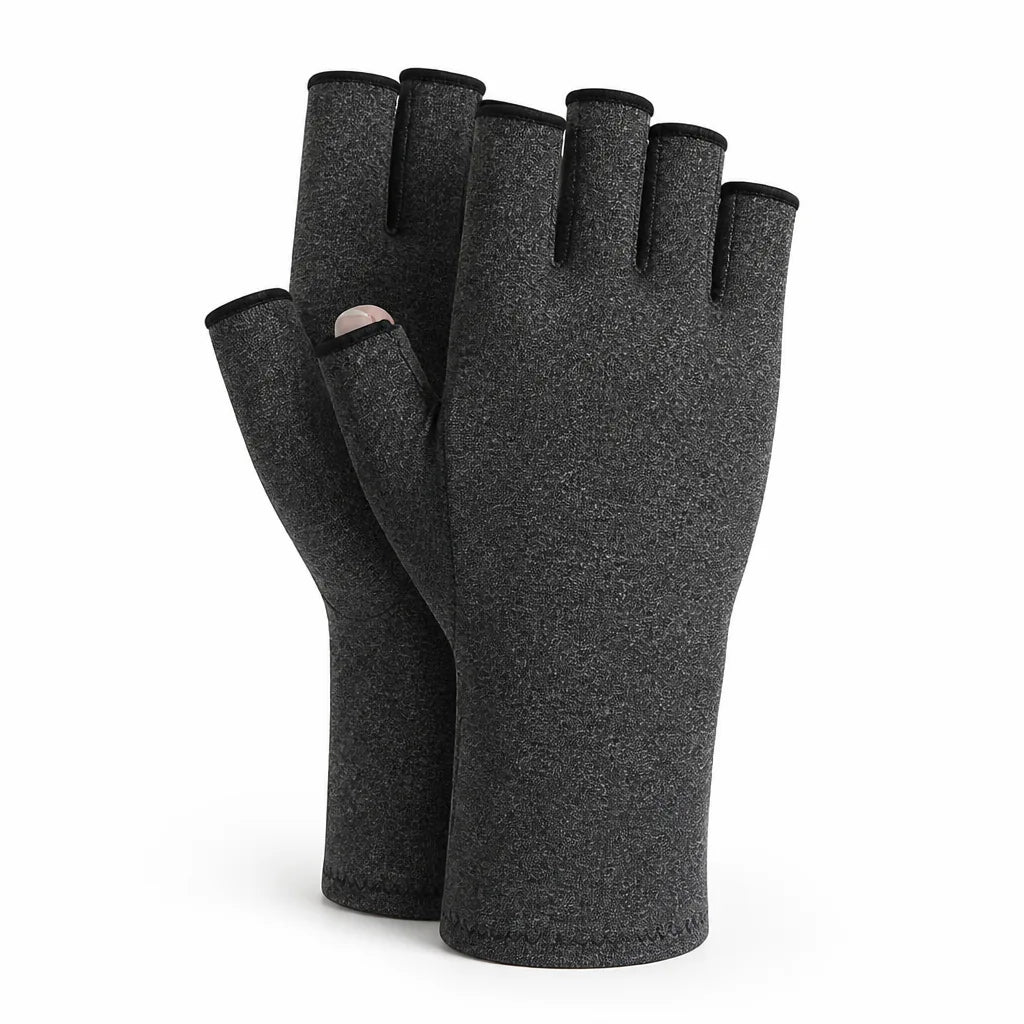 Compression Gloves Fingerless Targeted Wrist & Palm Support