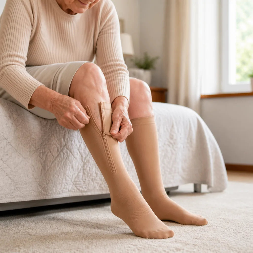 Compression Stockings Easy-On Swelling Relief