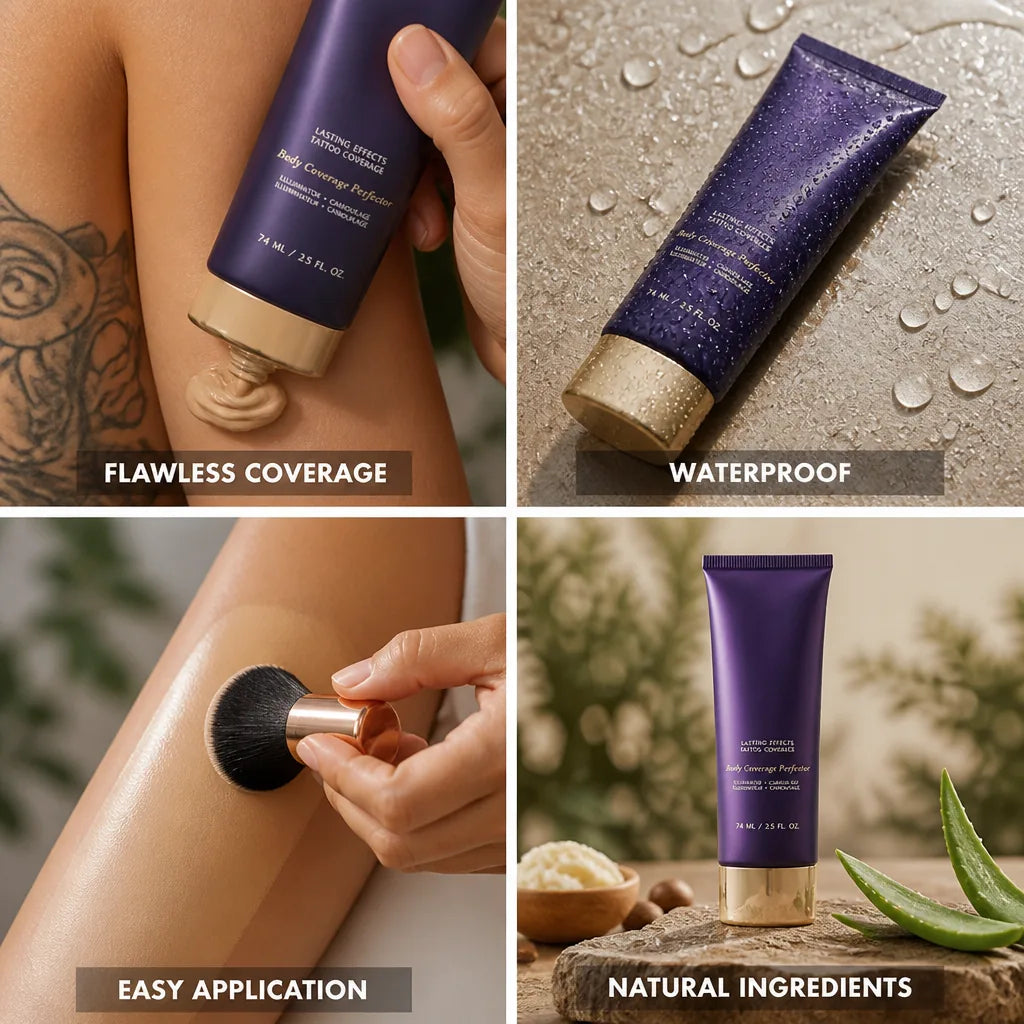 Concealer Cream Waterproof Tattoo & Scar Coverage