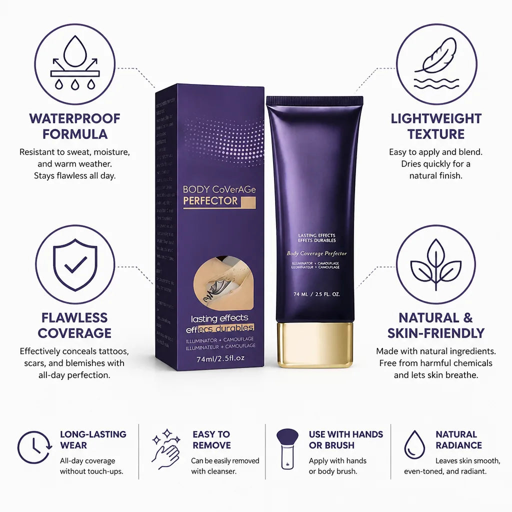 Concealer Cream Waterproof Tattoo & Scar Coverage